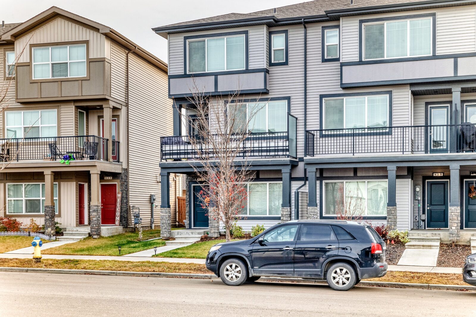 Boreal Drive townhouse exterior