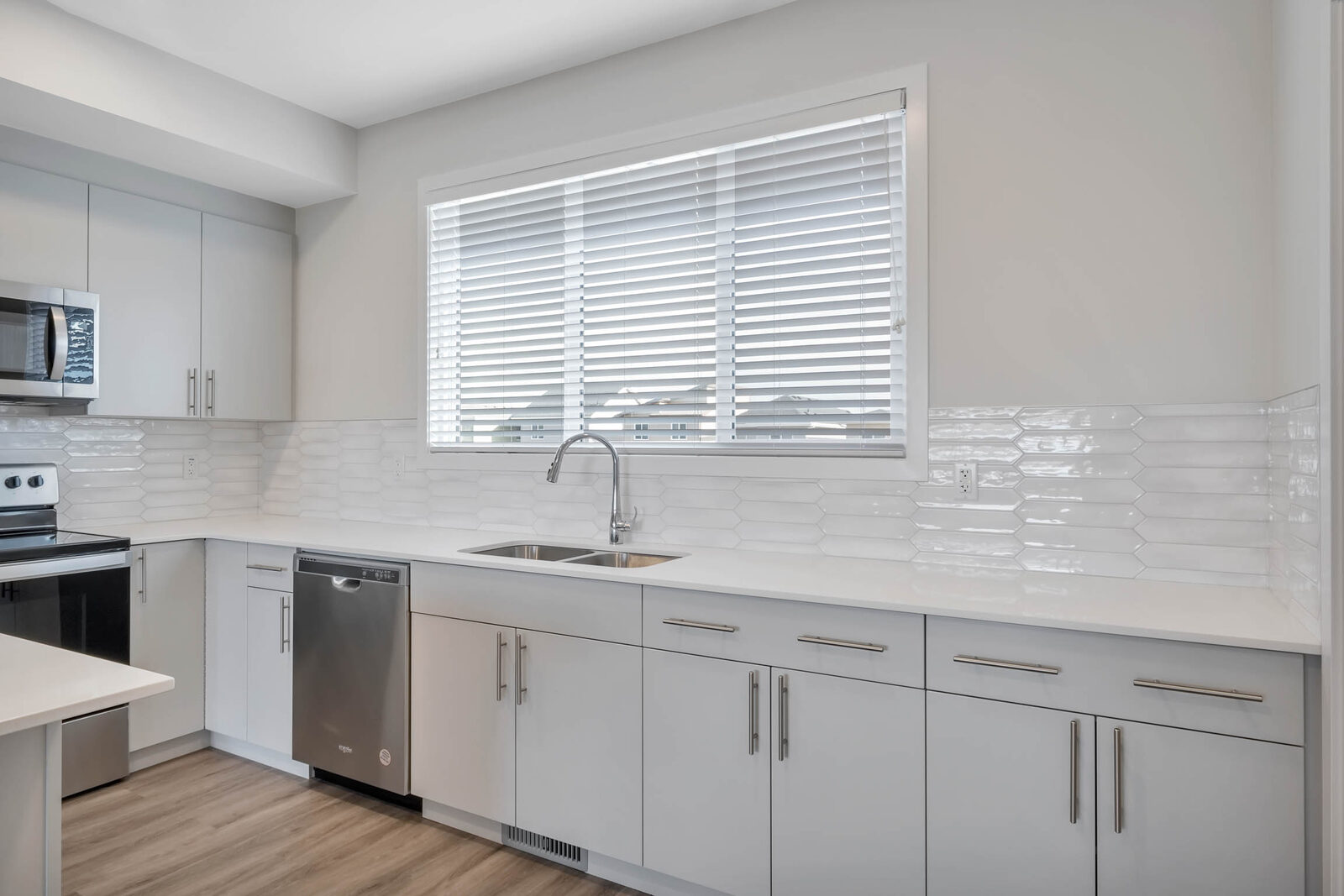 Kitchen counters and backsplash
