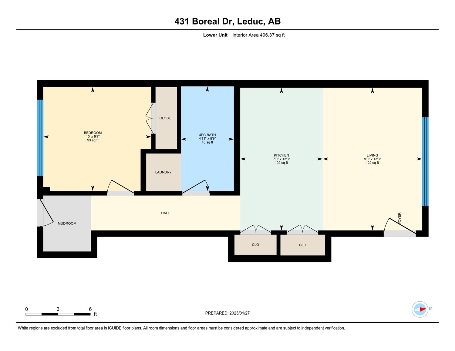 431 Boreal Dr floor plan